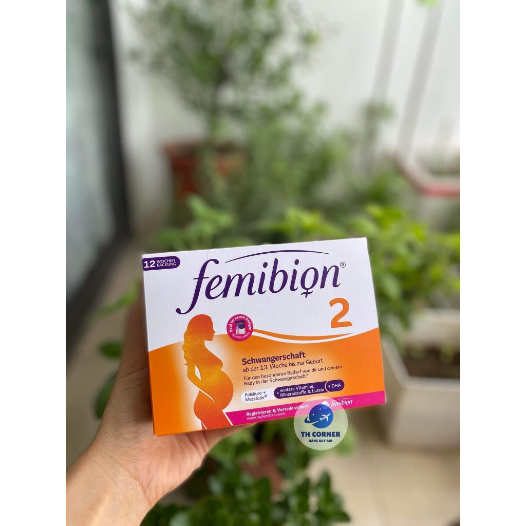Vitamin bầu FEMIBION số 0,1,2,3 số 1 Châu Âu chính hãng