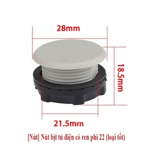 Nút bịt tủ điện phi 22 và phi 25- 30 ( combo 10 cái )TBD254