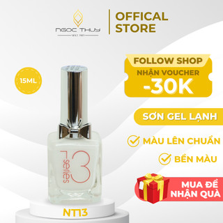 Sơn Móng Tay Gel Lạnh Không Hơ Máy - Ahever - Tông Màu Nude Ngọc Thủy Nail 15ML - Mã NT13 | 1-6