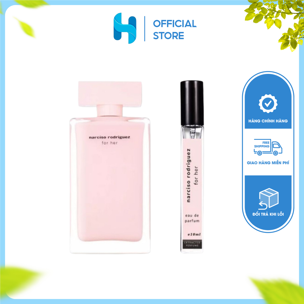 Nước hoa nữ Narciso Rodriguez For Her - Nar Hồng Nhạt