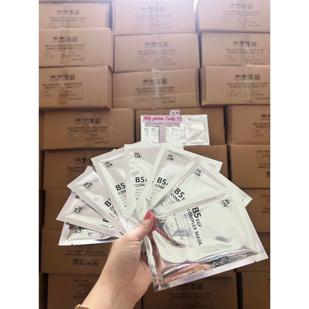 Mặt nạ B5 EGF Complex Mask Kr Lab 💥 CHÍNH HÃNG 💥 Mask phục hồi và trắng da Hàn Quốc