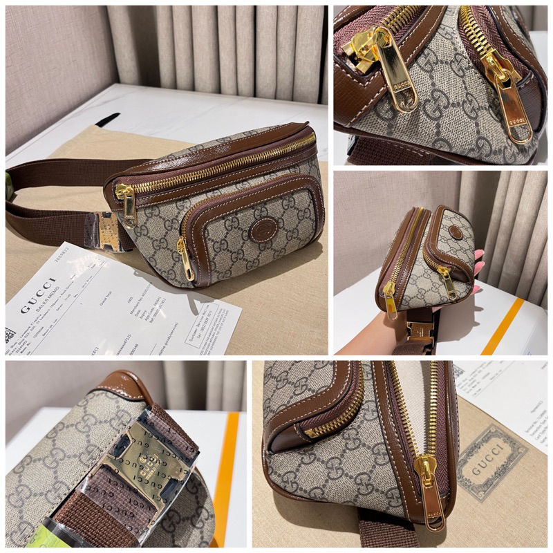 Túi G C BELT BAG  bao tử đeo chéo Fullbox