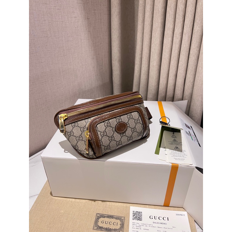 Túi G C BELT BAG  bao tử đeo chéo Fullbox