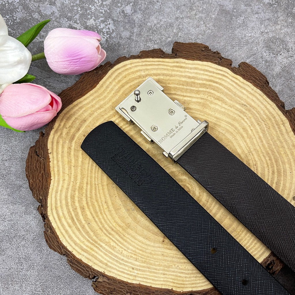 Thắt lưng HOMME Pisa - Saffiano Leather Business Belt