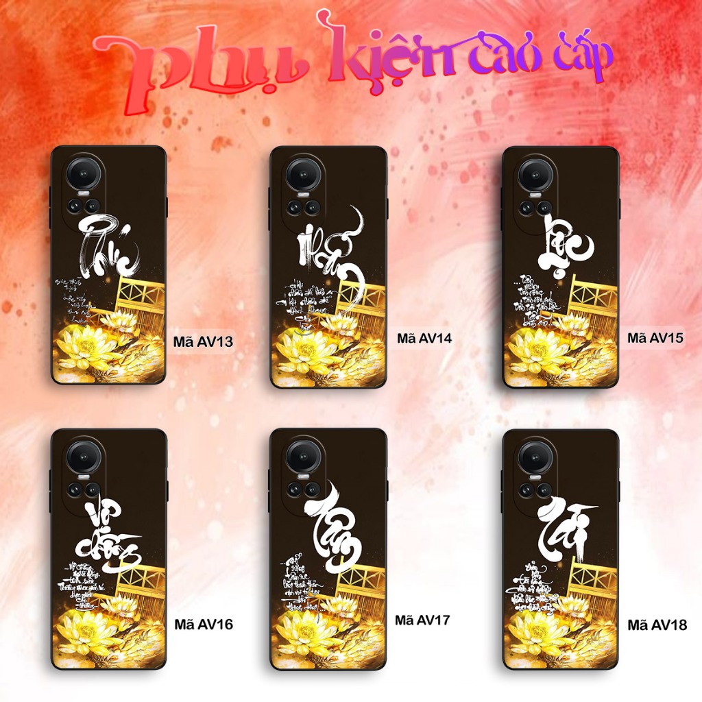 Ốp lưng Oppo Reno 10 Pro 5G / Reno10 Pro 5G - Ốp Oppo in hình Phong thủy, tài lộc, mẫu mới nhất