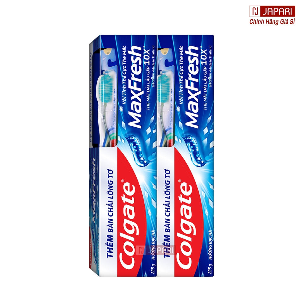 Kem Đánh Răng Colgate Optic,Maxfresh,Ngừa Sâu Răng TẶNG Bàn Chải Đánh Răng-Kem Đánh Trắng Răng Thơm Miệng Colgate Japari