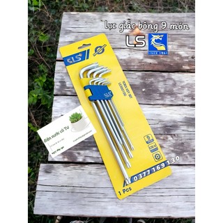 Bộ lục giác bông 9 món LS - bộ lục giác mở ốc bu lông ốc lục giác