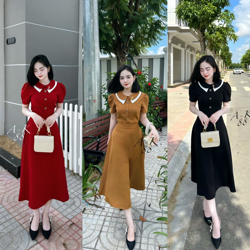 VÁY THIẾT KẾ CÔNG SỞ, MẶC ĐI CHƠI ĐI LÀM CỰC XINH