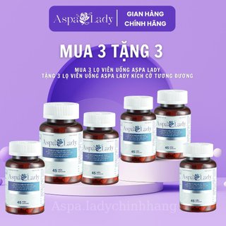   Aspa Lady CHÍNH HÃNG Giúp Cân Bằng Nội Tiết Tố Nữ, Đẹp Da, Chăm Sóc Chuyên Sâu Cô Bé