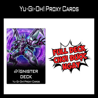 Bài yugioh - @ignister deck - bài in 1 mặt