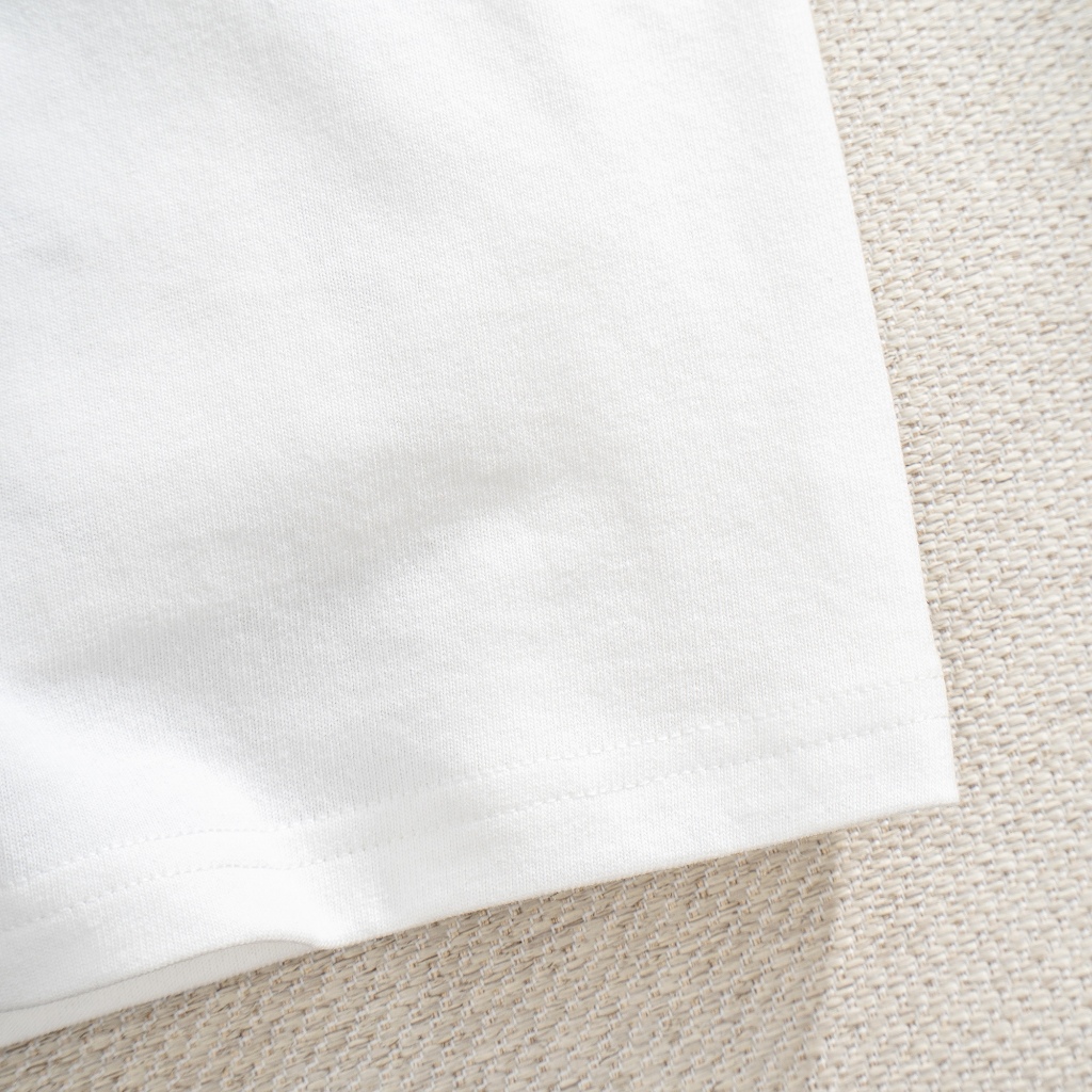 Áo Thun Nam Cao Cấp Cổ Tròn Trắng In Cá BY COTTON NEW