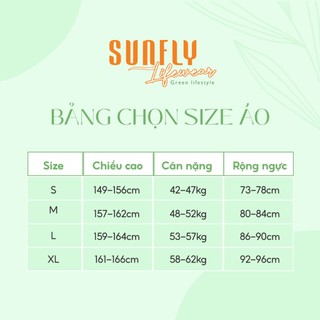 Áo thun tổ ong SUNFLY basic thêu tay SFA1022