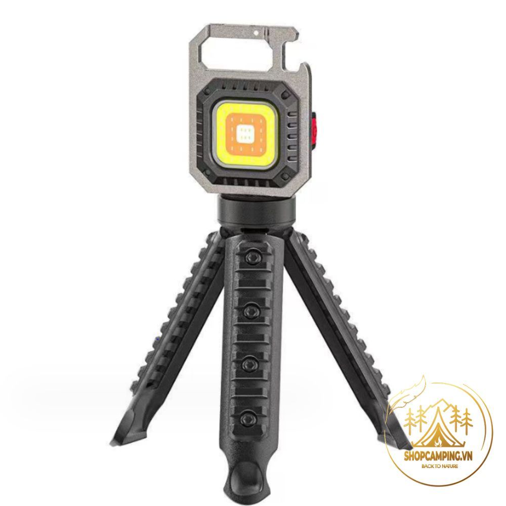 Đèn led mini siêu sáng móc chìa khóa, đèn pin bỏ túi 6 chế độ, dã ngoại, phượt cắm trại - Camping VietNam