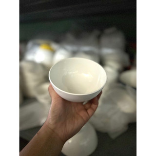 chén (bát) sứ trắng ăn cơm 11cm