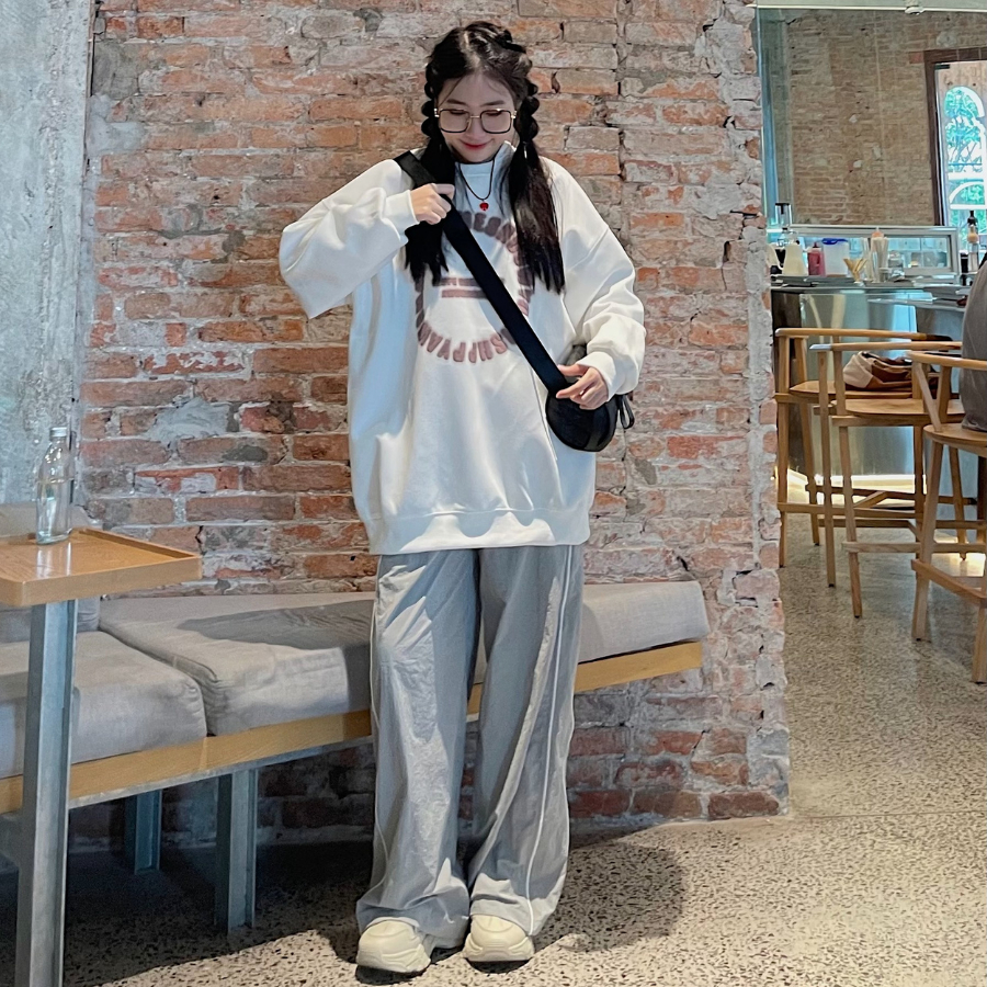 Áo sweater nữ form rộng chất vải 2 da mịn dày dặn ONIEN 10630 - Jemcloset