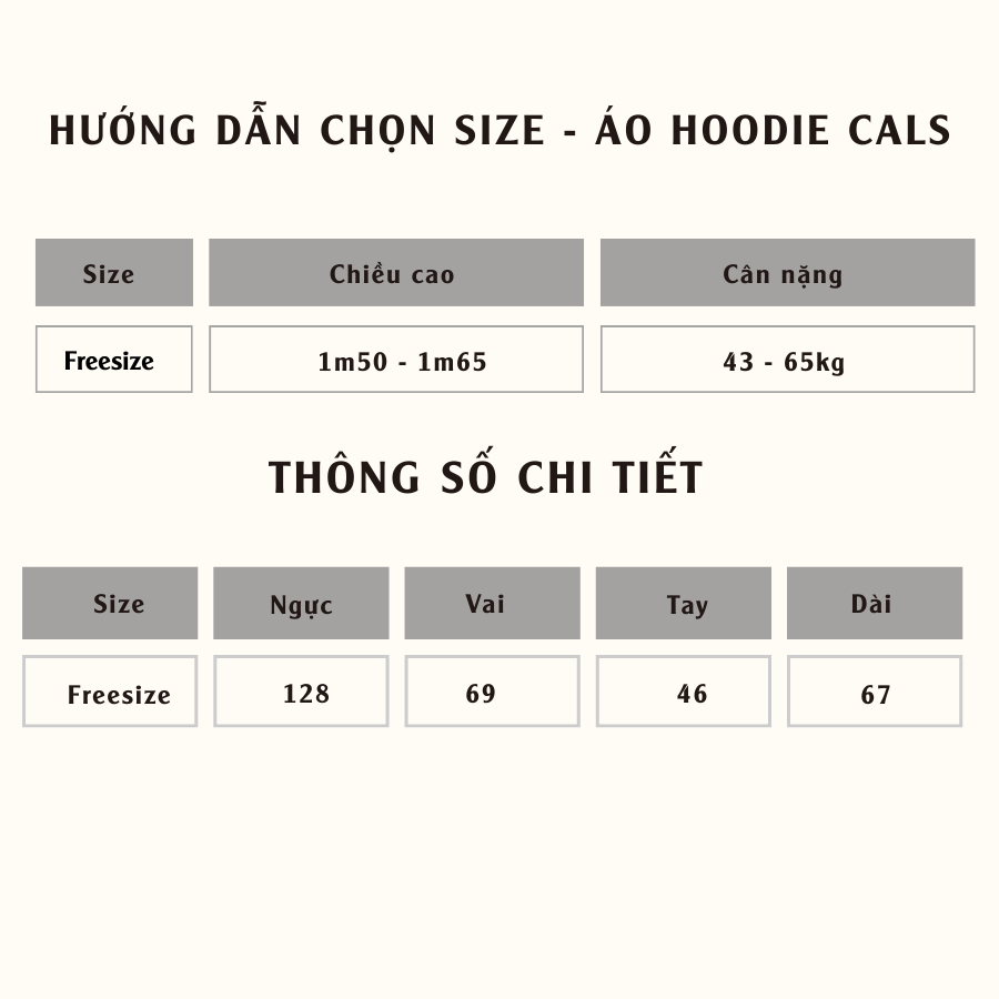 Áo hoodie nữ form rộng chất vải nỉ 2 da dày dặn CALS 10636 - Jemcloset
