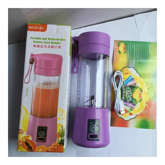 Máy Xay Sinh Tố Cầm Tay Đa Năng 6 Lưỡi - Máy Xay Hoa Qủa Sạc Điện