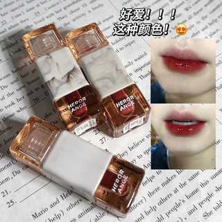Son kem tint bóng lì herorange vân đá trắng nội địa hr570