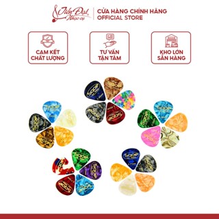 Pick Guitar Móng Gảy Đàn GuiTar Các Cỡ, Hộp Đựng Pick Gẩy Tiện Dụng