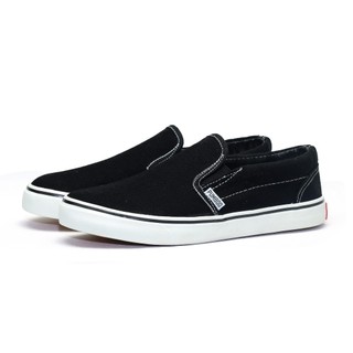 Giày Vải Slipon Nữ Màu  đen