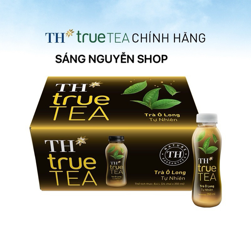 Thùng 24 Chai Trà Xanh, Trà Ô Long TH 350ml