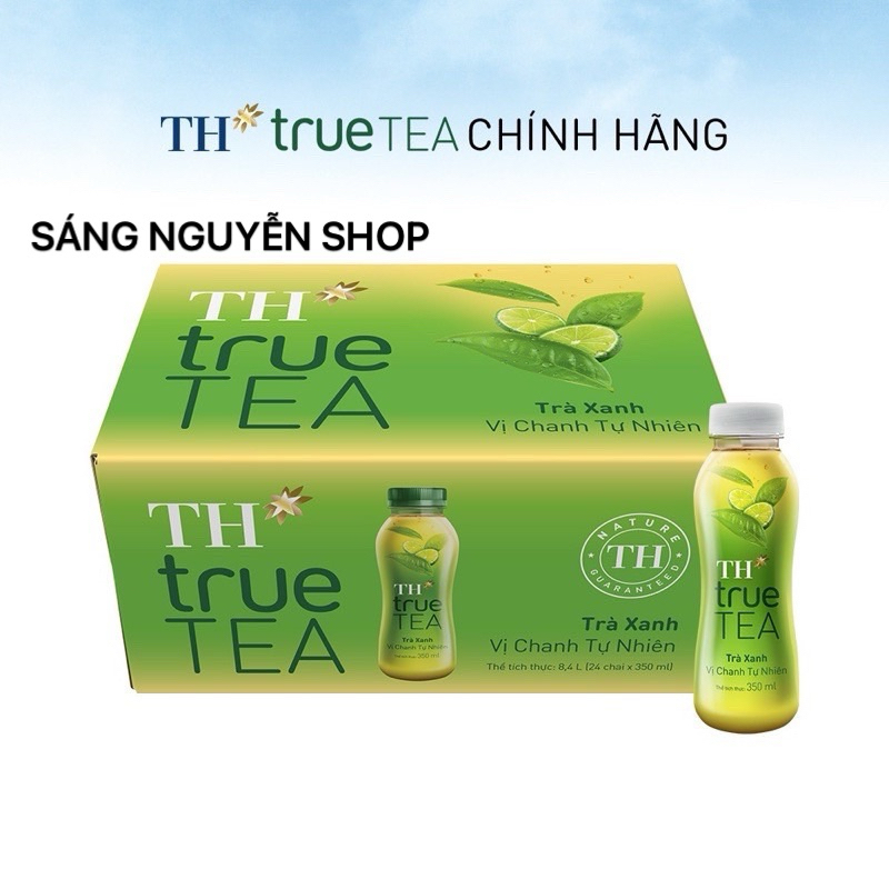 Thùng 24 Chai Trà Xanh, Trà Ô Long TH 350ml