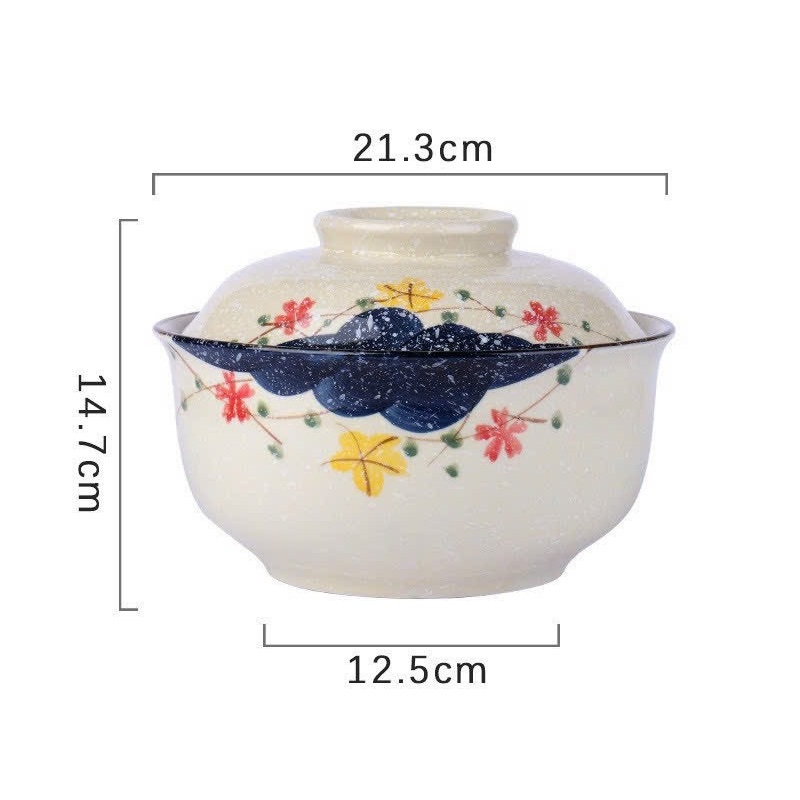 Âu đựng cơm canh gốm sứ đường kính 21cm