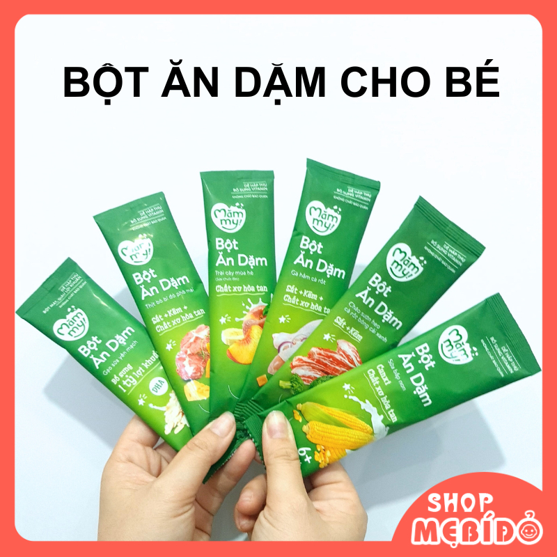 Bột Ăn Dặm Dinh Dưỡng Mămmy Cho Bé Từ 6 Tháng Giúp Bé Tăng Cân Giảm Táo Bón Vị Yến Mạch Trái Cây Sữa Bắp  Bí Đỏ Thịt Bò