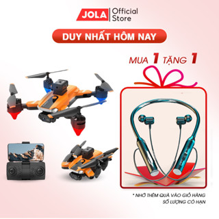 Fly cam máy bay điều khiển từ xa mini, Flycam giá rẻ S13 pro camera HD, dung lượng pin 2500mAh, quay vòng 360 độ JOLA