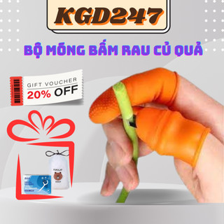 Bộ móng nhặt rau củ quả chống bẩn móng tay - móng bấm cắt rau củ tiện lợi