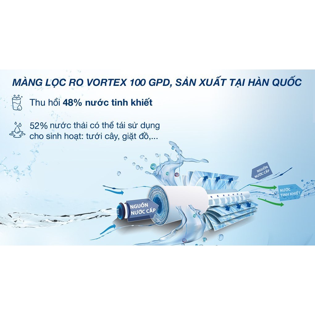 Máy lọc nước Hydrogen nóng lạnh 10 lõi Kangaroo KG10A13