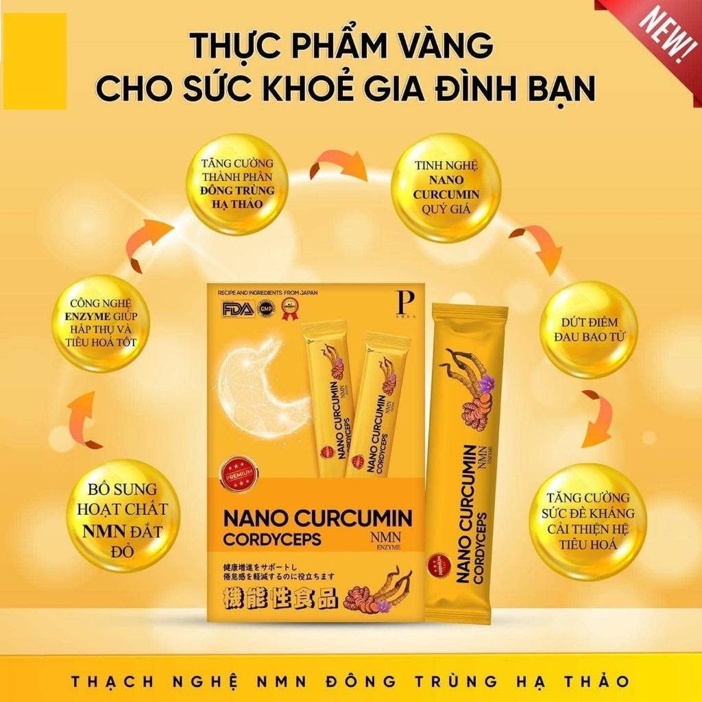 Thạch nghệ NMN vị chuối Daily Curcumin 247