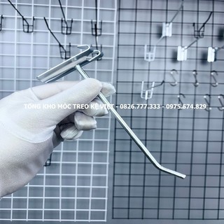 Móc treo phụ kiện, Tay cài lưới mạ kẽm treo đồ trên lưới ô vuông, phù hợp các loại lưới, Móc cài lưới đẹp dày dặn