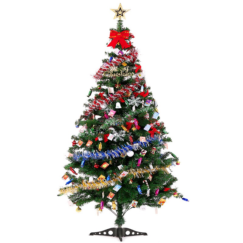 Cây Thông Noel 1m6 GWELL Đầy Đủ Phụ Kiện - Cây Thông Noel Lá Dày, Loại Đẹp Đi Kèm Đèn Trang Trí Giáng Sinh