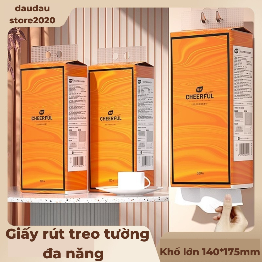 Giấy Vệ Sinh Đa Năng Melli Treo Tường Nội Địa Trung Dạng Rút 4 Lớp Túi 1280 Tờ Chất Liệu Gỗ Nguyên Sinh Tiện Lợi