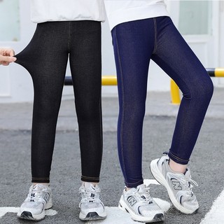 10-25kg Quần giả jean cho bé gái bé trai thun cotton 100% vải xuất 10-25kg