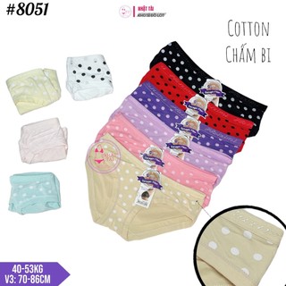 Quần lót cotton chấm bi dễ thương MS8051