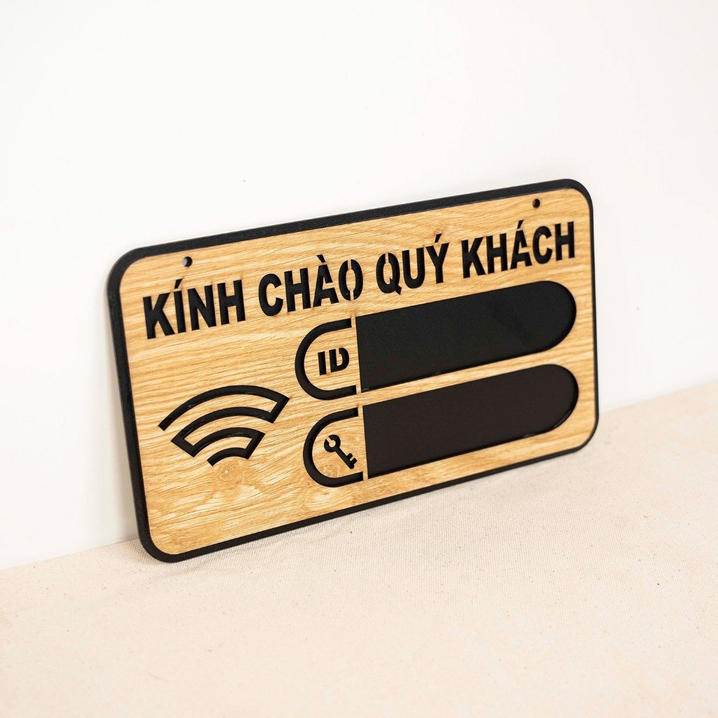 HANOI Bảng wifi không nội dung   Mẫu mới 2023 LUXI DECOR