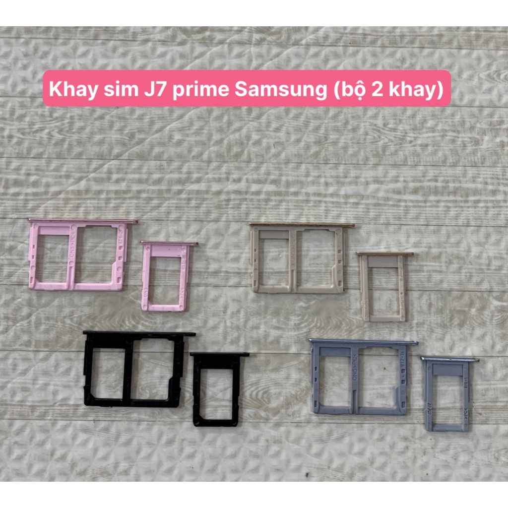 Khay sim J7 prime Samsung (bộ 2 khay) bóc máy xước nhẹ