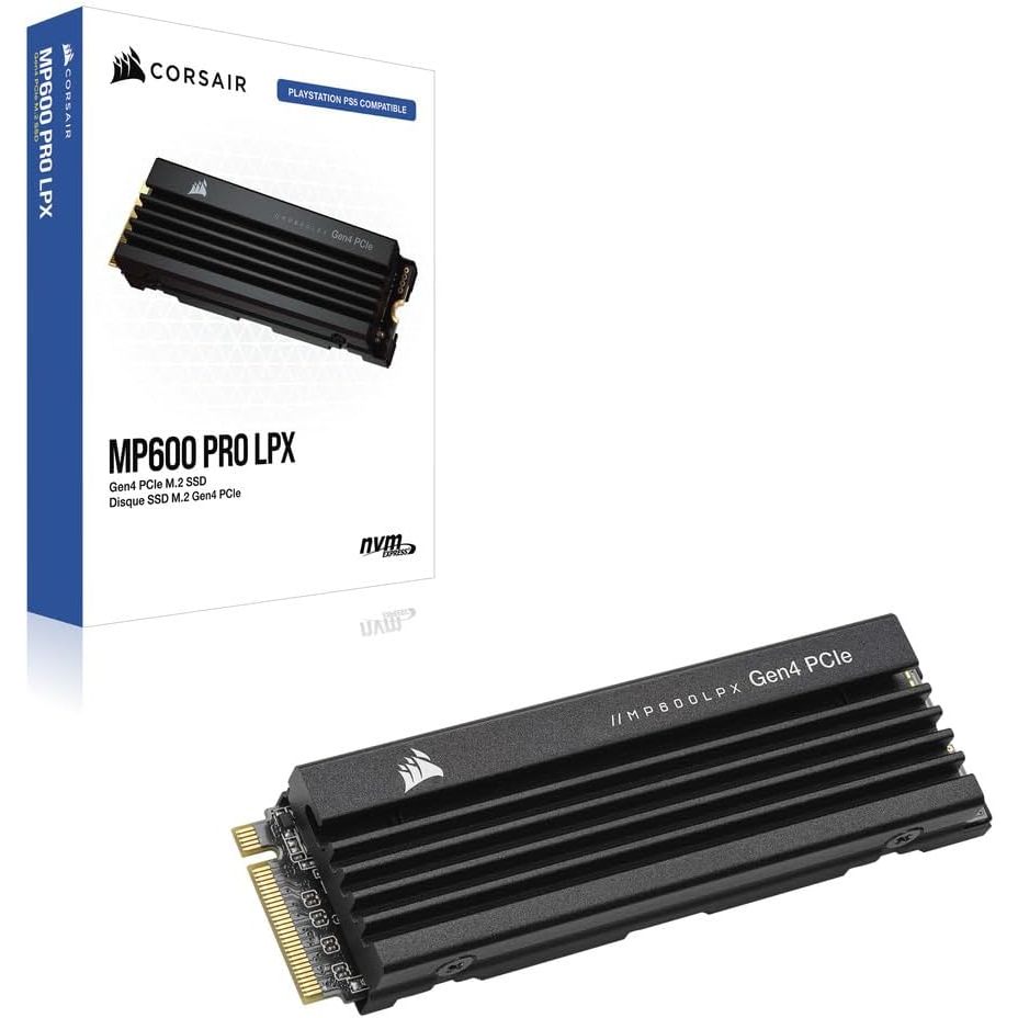 Ổ cứng SSD Corsair MP600 PRO LPX 1TB PCIe Gen4 x4 NVMe M.2 SSD PS5 Heatsink - Bảo hành 3 năm