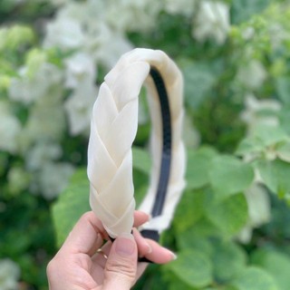 ⭐Băng đô⭐ Băng đô cài tóc dễ thương thắt rết phi lụa đính cườm