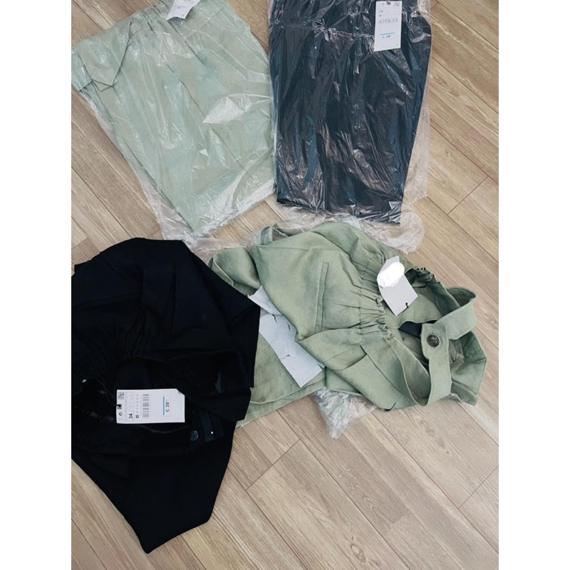 Quần linen ống rộng Z.R đai lưng