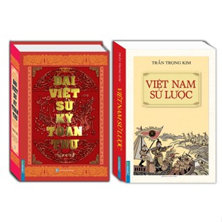 Sách - Combo 2 Cuốn: Đại Việt Sử Ký Toàn Thư + Việt Nam Sử Lược ( Bìa Cứng, Minh Thắng)