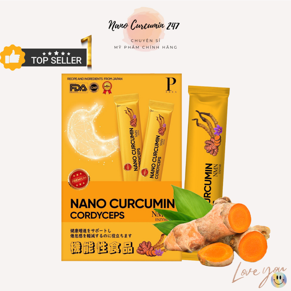 Thạch nghệ NMN vị chuối Daily Curcumin 247