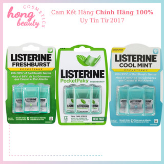 Ngậm thơm miệng listerine