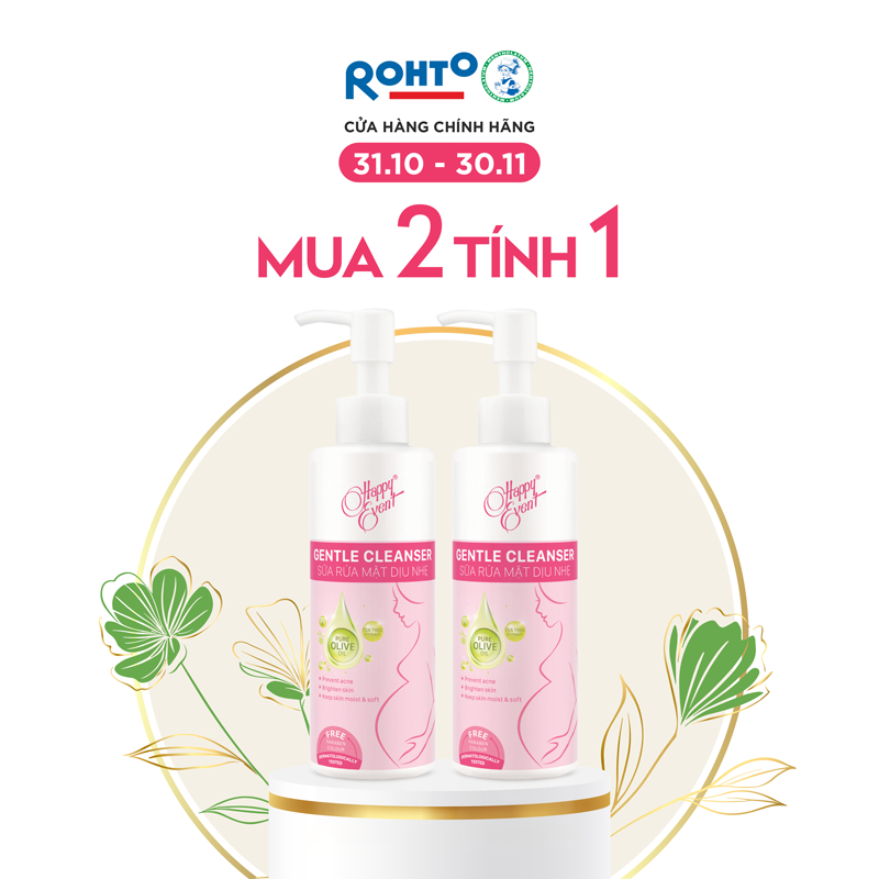 Sữa rửa mặt dịu nhẹ Happy Event Gentle Cleanser 120ml