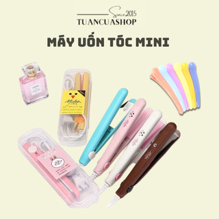 Máy uốn tóc,máy duỗi tóc mini bỏ túi 2 trong 1 tặng 1 kẹp tóc mỏ vịt - máy là tóc, máy ép tóc nhỏ gọn bỏ túi
