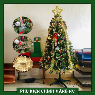 Cây thông noel cao 90CM, 1M2, 1M5, 1M8, 2M đẹp tán lá dày và rộng trang trí, decor giáng sinh hàng Việt Nam chất lượng