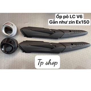 Ốp pô LC V6 cho Exciter 150 - [ Gắn như zin , không cần chế ]