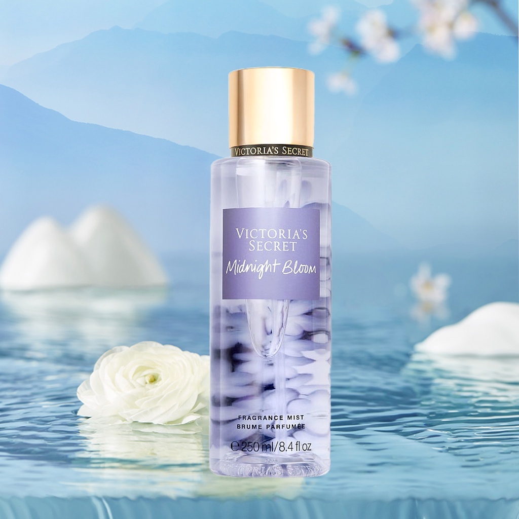Body Mist Victoria’s Secret Midnight Bloom xịt thơm toàn thân HD Body Mist bí ẩn 250ML
